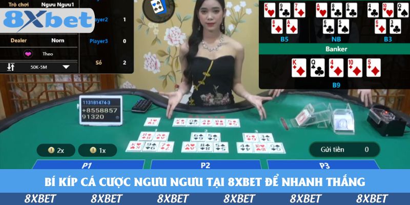 Bí kíp cá cược Ngưu Ngưu tại 8xbet để nhanh thắng